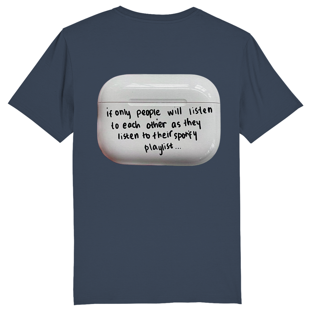 SLIM/REGULAR "PLAYLIST" SHIRT BACKPRINT