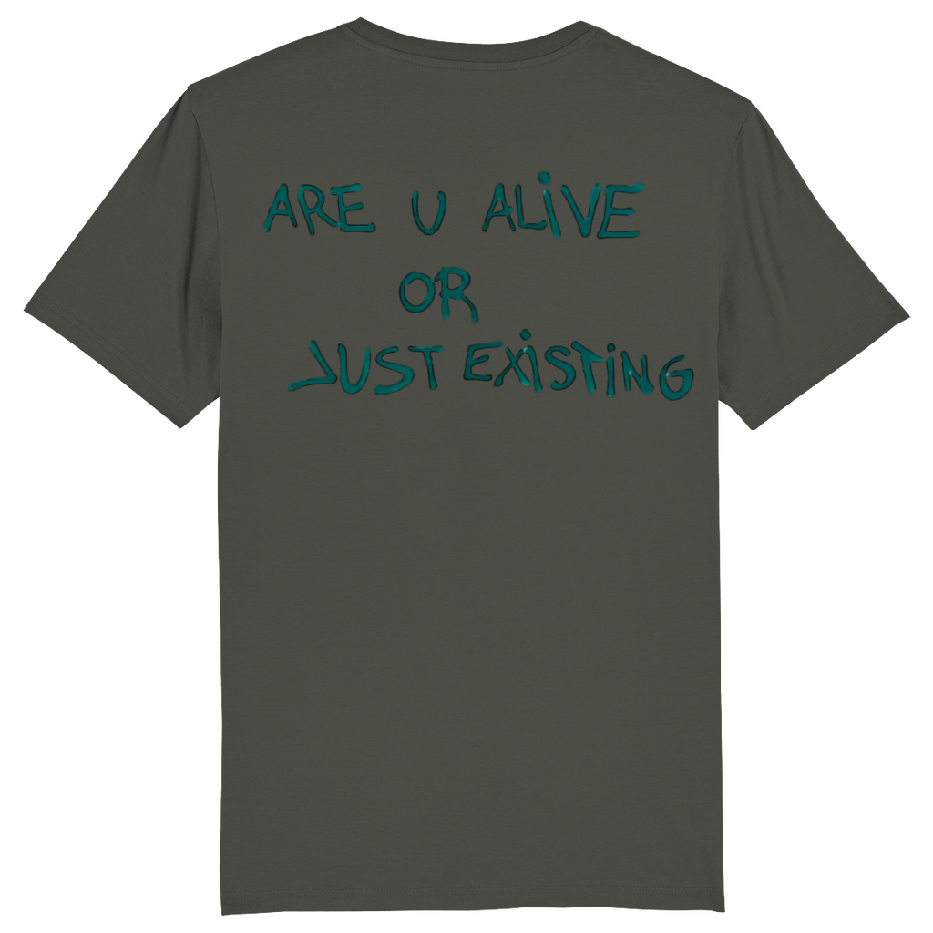SLIM/REGULAR "ALIVE" SHIRT BACKPRINT