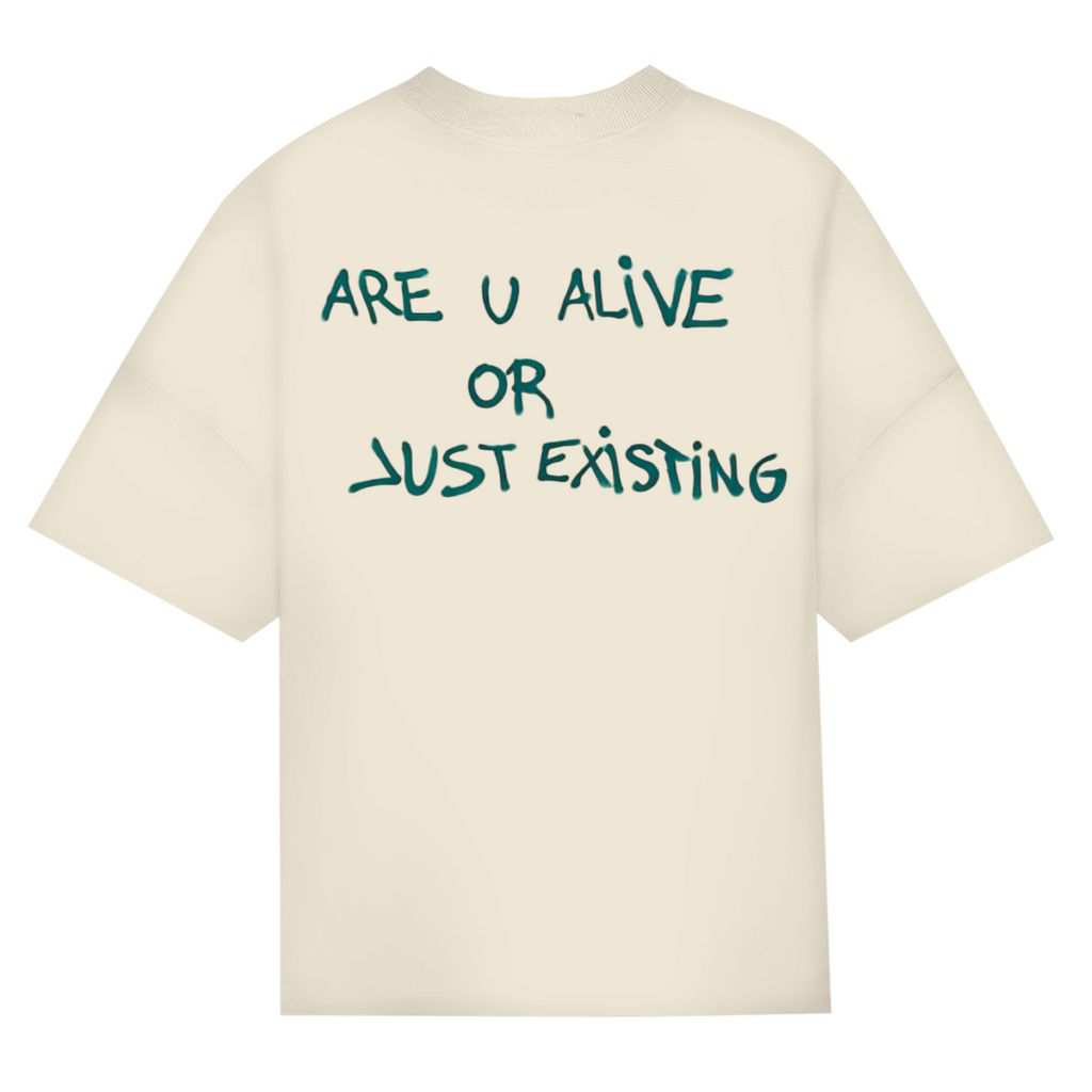 OVERSIZED "ALIVE" SHIRT BACKPRINT