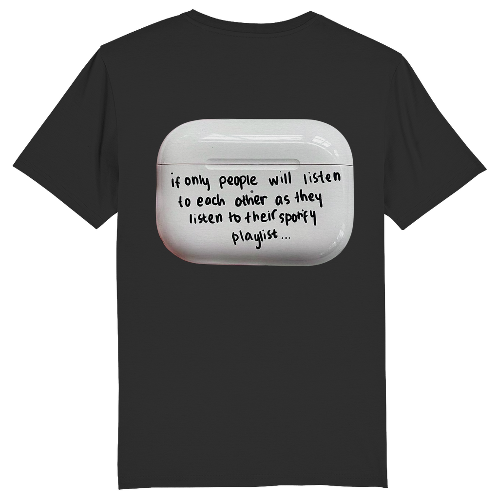 SLIM/REGULAR "PLAYLIST" SHIRT BACKPRINT