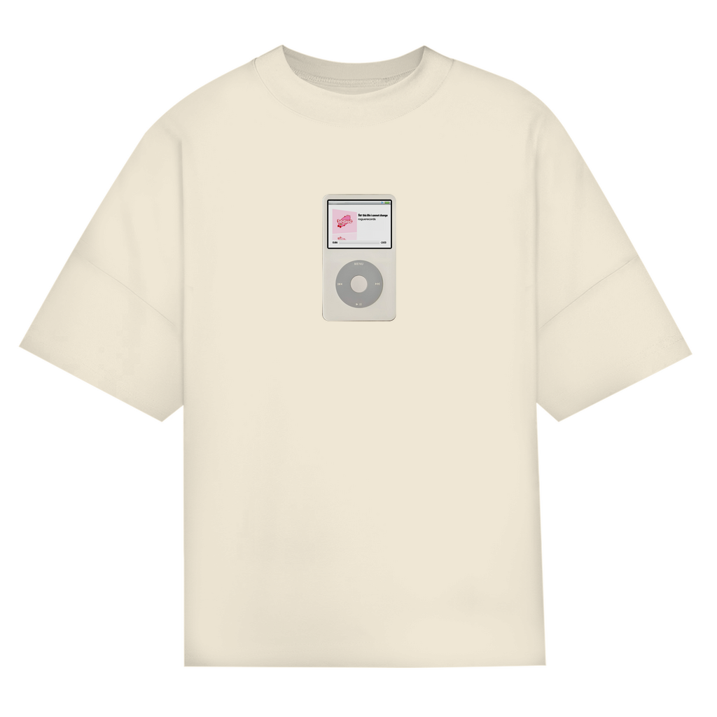 OVERSIZED"FOR THIS LIFE I CANNOT CHANGE"SHIRT