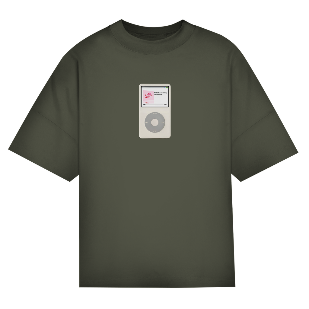 OVERSIZED"FOR THIS LIFE I CANNOT CHANGE"SHIRT