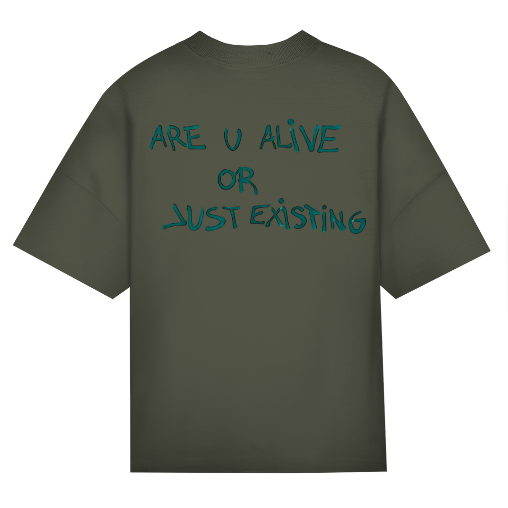 OVERSIZED "ALIVE" SHIRT BACKPRINT