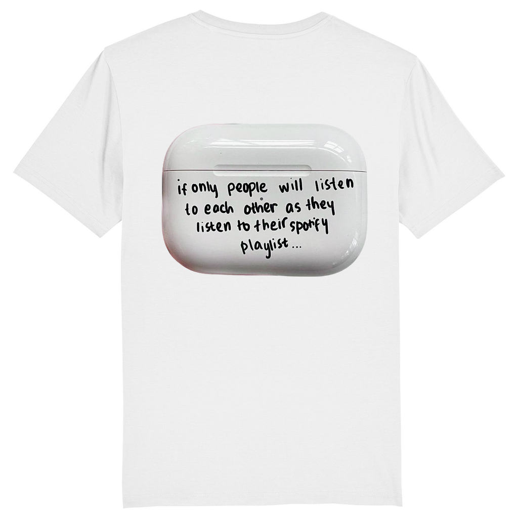 SLIM/REGULAR "PLAYLIST" SHIRT BACKPRINT