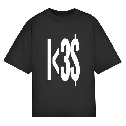 OVERSIZED "I<3$" SHIRT