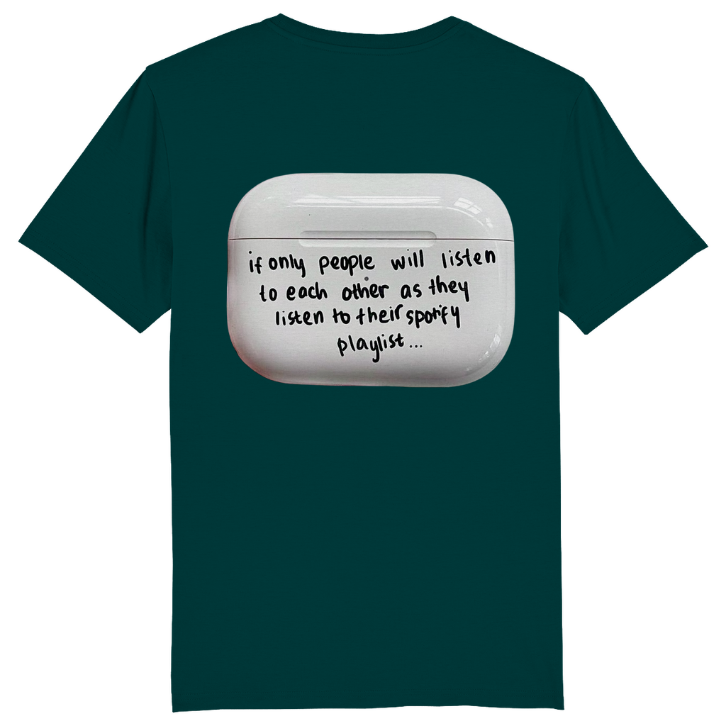 SLIM/REGULAR "PLAYLIST" SHIRT BACKPRINT