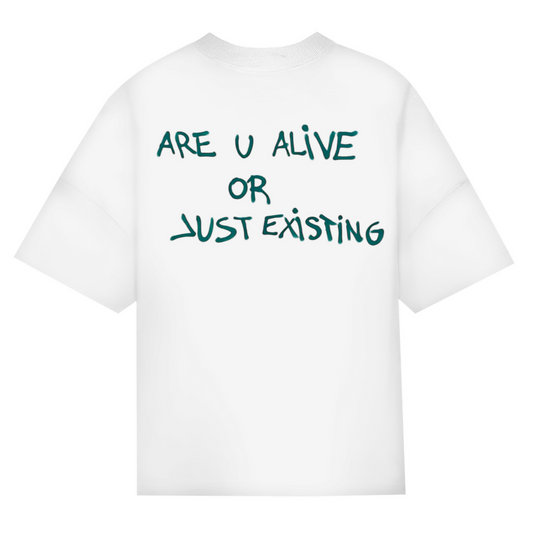OVERSIZED "ALIVE" SHIRT BACKPRINT