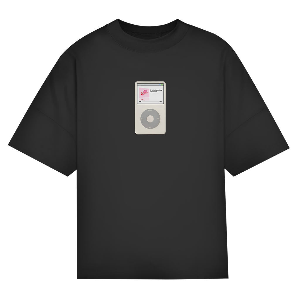 OVERSIZED"FOR THIS LIFE I CANNOT CHANGE"SHIRT