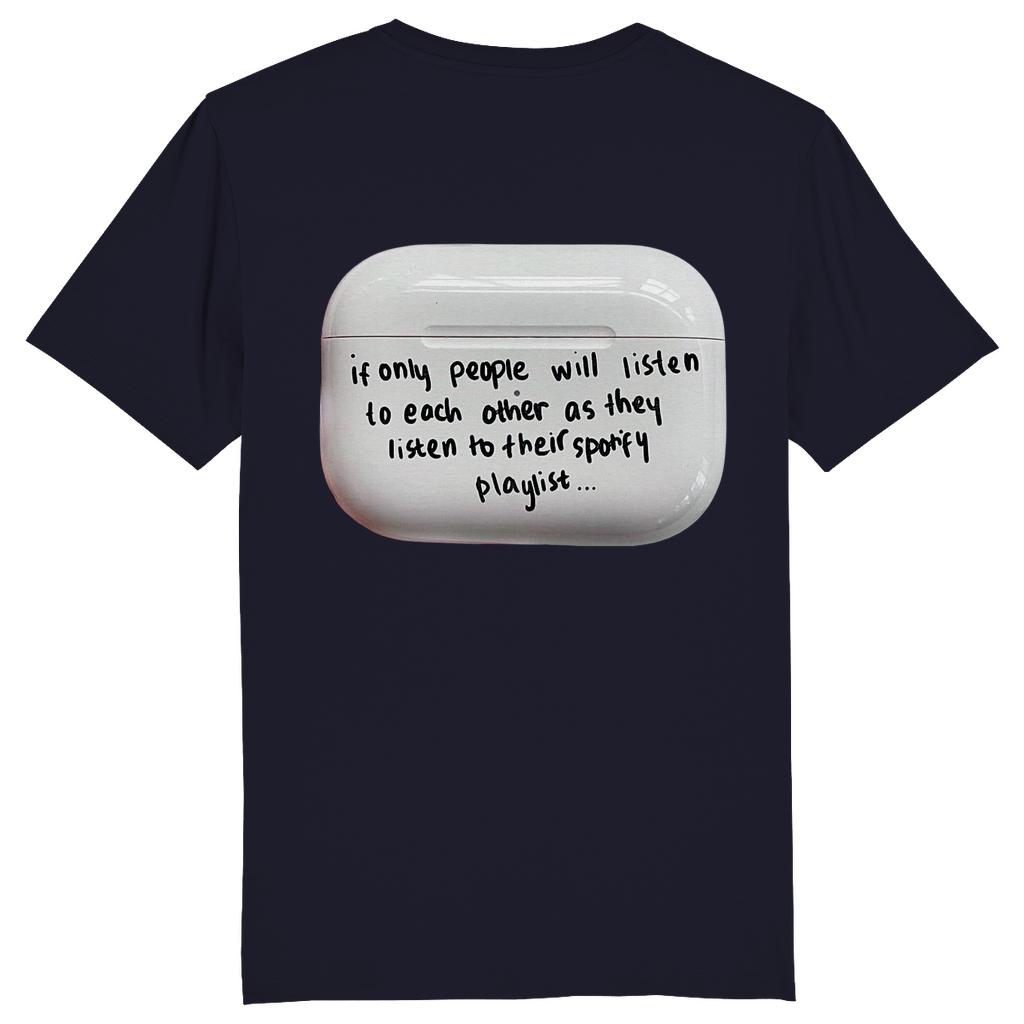 SLIM/REGULAR "PLAYLIST" SHIRT BACKPRINT